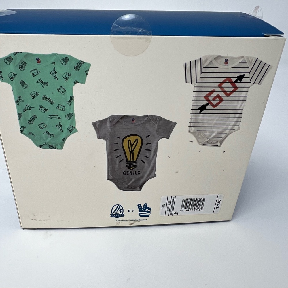 Junk food Onesies Three In A Box Size 6-9 Months
